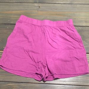 Target Universal Thread pink gauze shorts